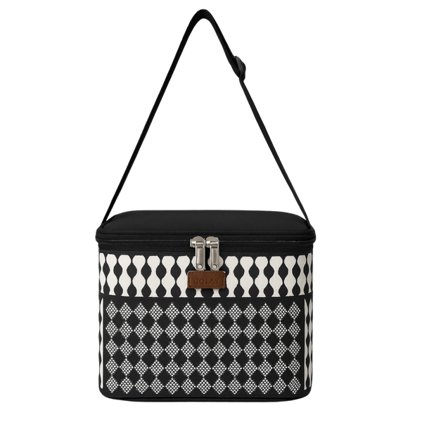 Bolsa Térmica A\Casa Rio 5L Branco e Preto